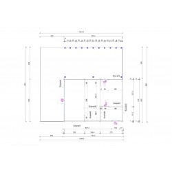 Dom całoroczny - STODOŁA II 1044,4x940 139,7 m2 (83 m2+wiata)