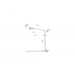 DREWNIANA DOBUDÓWKA A - 160x220 3,5 m2