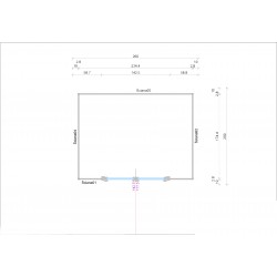 Domek narzędziowy - JERZYK A (niski) 260x200 5,2 m2