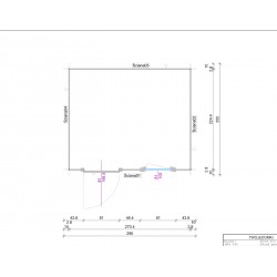 Domek narzędziowy - EKO 141 296x250 7,4 m2