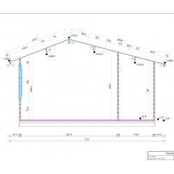 Domek narzędziowy - BARTEK 470x350 16,5 m2