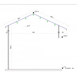 Drewniana stajnia - BOKS ONE 14,3 m2