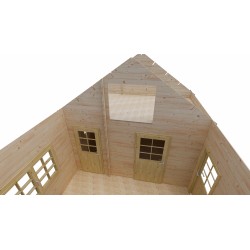Dom Drewniany - Czubatka 450x600 27 M2 + antresola