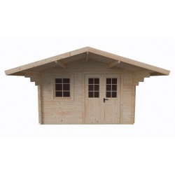 Dom drewniany - KRZYŻÓWKA A 380x320 12,2 m2