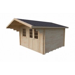 Dom drewniany - KRZYŻÓWKA A 380x320 12,2 m2