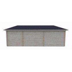 Garaż drewniany - DOMINIK 540x800 43,2 m2