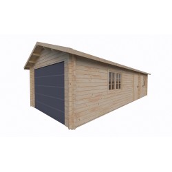 Garaż drewniany - FABIAN 400x1000 40 m2