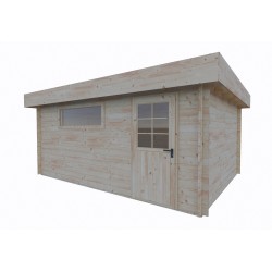 Garaż drewniany - MARIUSZ 380x536 20,4 m2