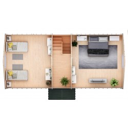 Dom mieszkalny - ANIA III 1300X600+ganek 158,8 m2